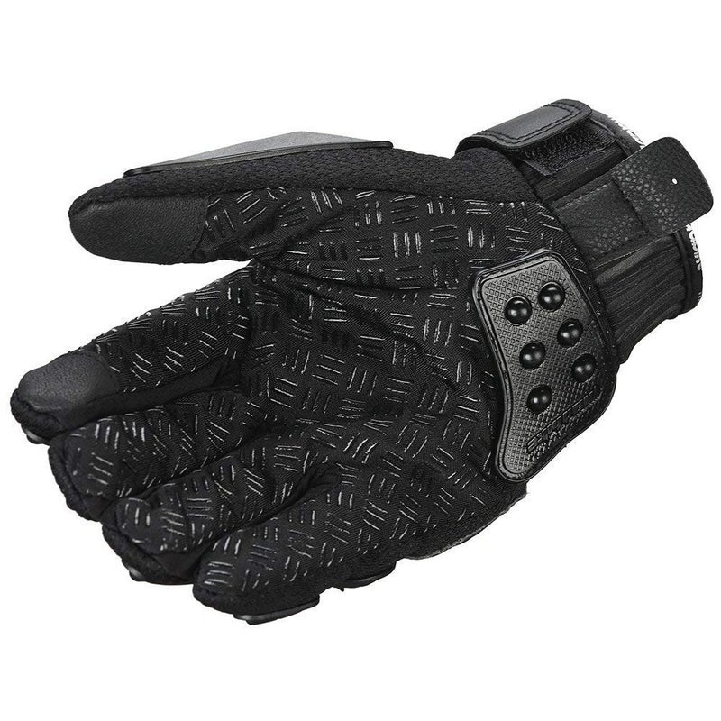 Oubaiya Steel Outdoor Knuckle Motorcycle Motorbike Powersports Safety Gloves (Medium, Black) - Image 5